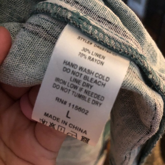 Striped Linen Dress - Picture 6 of 6